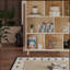 Armoire de rangement à 8 compartiments, organisateur en bois à tablettes fixes pour livres / jouets / décoration intérieure, armoire à compartiments multiples, bibliothèque en bois moderne