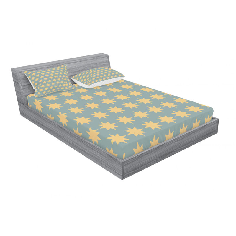 Microfiber Sheet Set, Queen Sheet Set with Fitted Sheet