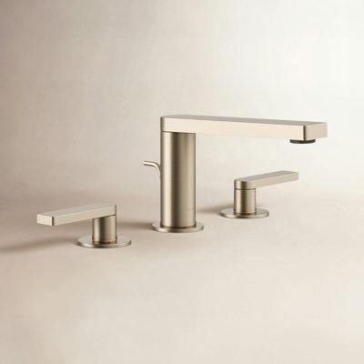 Composed Widespread Bathroom Faucet with Drain