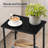Small Side Table With 2 Storage Shelves, Sofa Table, Bedside Table-386052826