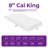 8" Medium Memory Foam Mattress-1429322744