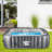 6-Seat Inflatable Pool Spa with Light - Portable Hot Tub Spa with Remote Control