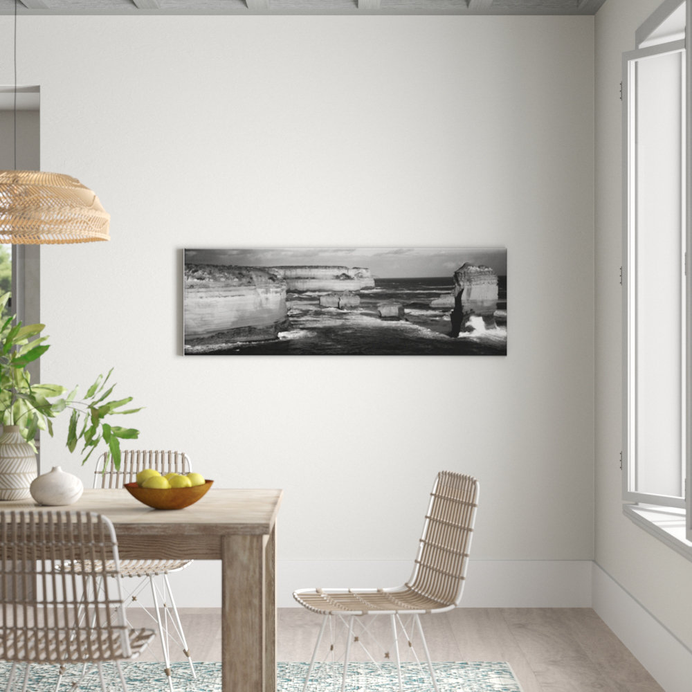 A Few Apostle by Andrew Brown Photographic Print on Canvas in Black