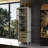73'' H X 23.6'' W 2-Drawer Elegant Bookcase With Glass Doors