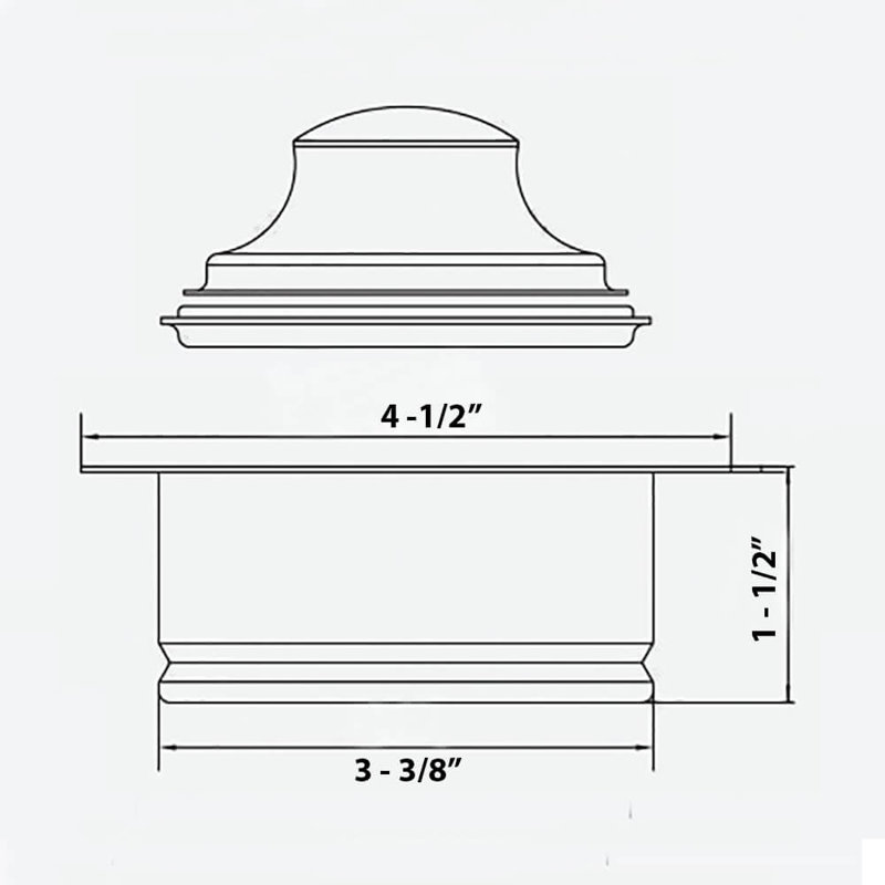 Ruvati Garbage Disposal Flange for Kitchen Sinks - Copper Tone Stainless Steel, Matte Bronze