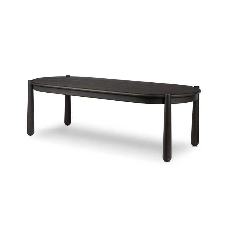 Salvador Dining Table, Smoked Black Oak