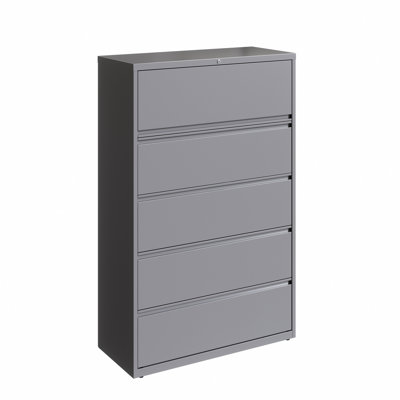 Harietta 42'' Wide 5 -Drawer Steel File Cabinet