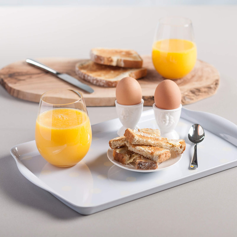 Zeal Melamine Tray, French Grey