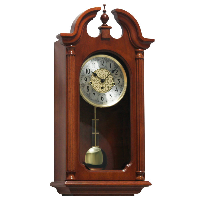 Hopewell Wood Pendulum Wall Clock