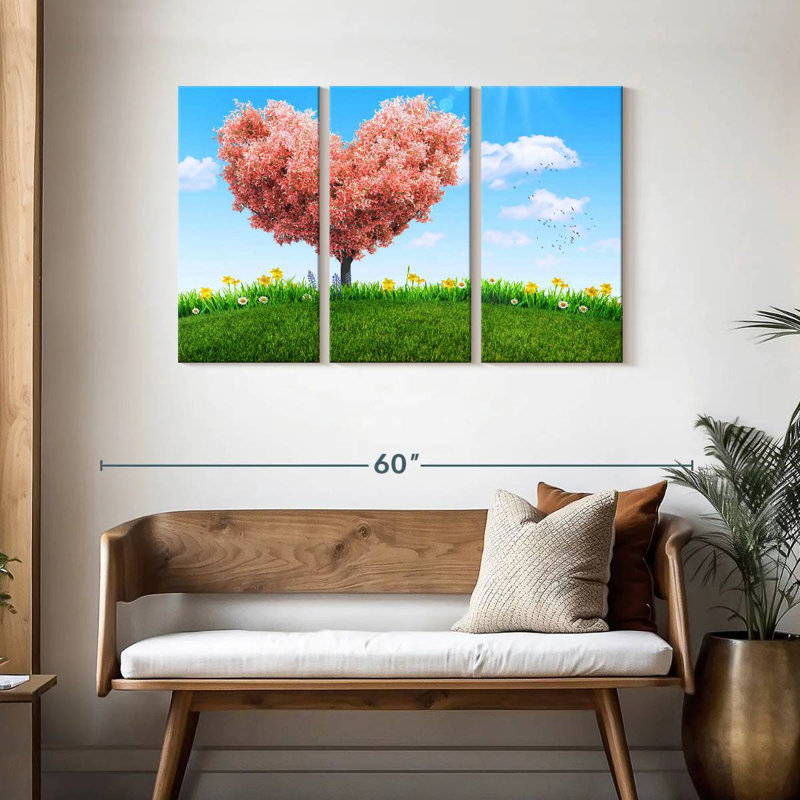 Hardie Spring Heart Tree, 42" H x 65" W