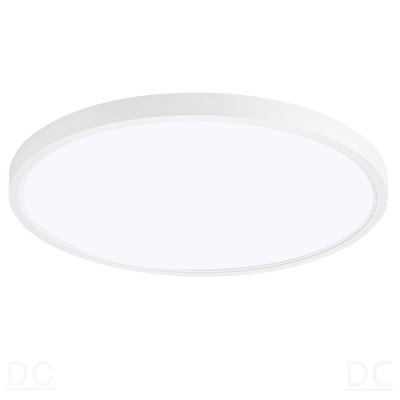 11,8 pouces blanc ultra-mince plafonnier 6500K plafonnier encastré à DEL pour chambre à coucher, salle de bain, couloir