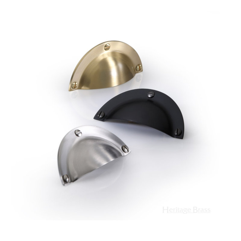 Heritage Brass Heritage Drawer Pull Traditional Design, Polished Brass