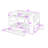 Full Over Full Wood Bunk Bed With Desk And Shelves and Drawer-1052169807