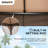 Sunjoy Outdoor Patio 9.5x9.5 Tan 2-Tier Steel Backyard Soft Top Gazebo with Ceiling Hook and Netting-1496215763