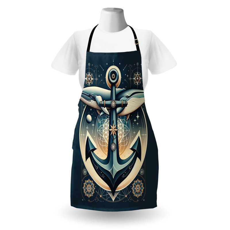 No Pattern Bib Apron