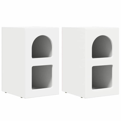 29.5cm W Manufactured Wood Bedside Table