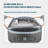 4-6 Person Round Outdoor Spa Portable Inflatable Tub With Control Panel, 130 Soothing Bubble Jets With Heater Pump, Filter Cartridge, Grey