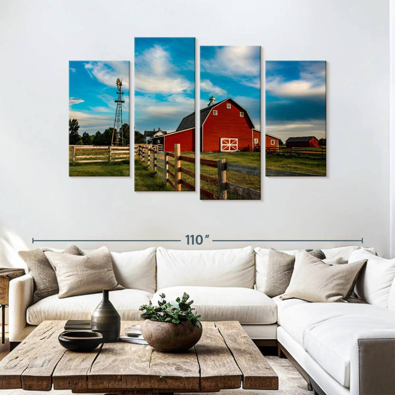 Lilie Windmill By The Farmhouse