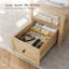 Bureau d'ordinateur Modern Farmhouse avec lumières DEL et prises de courant-600136553