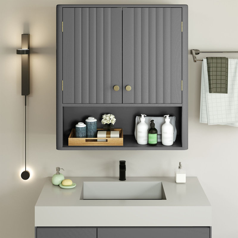 Bathroom Cabinet, Grey