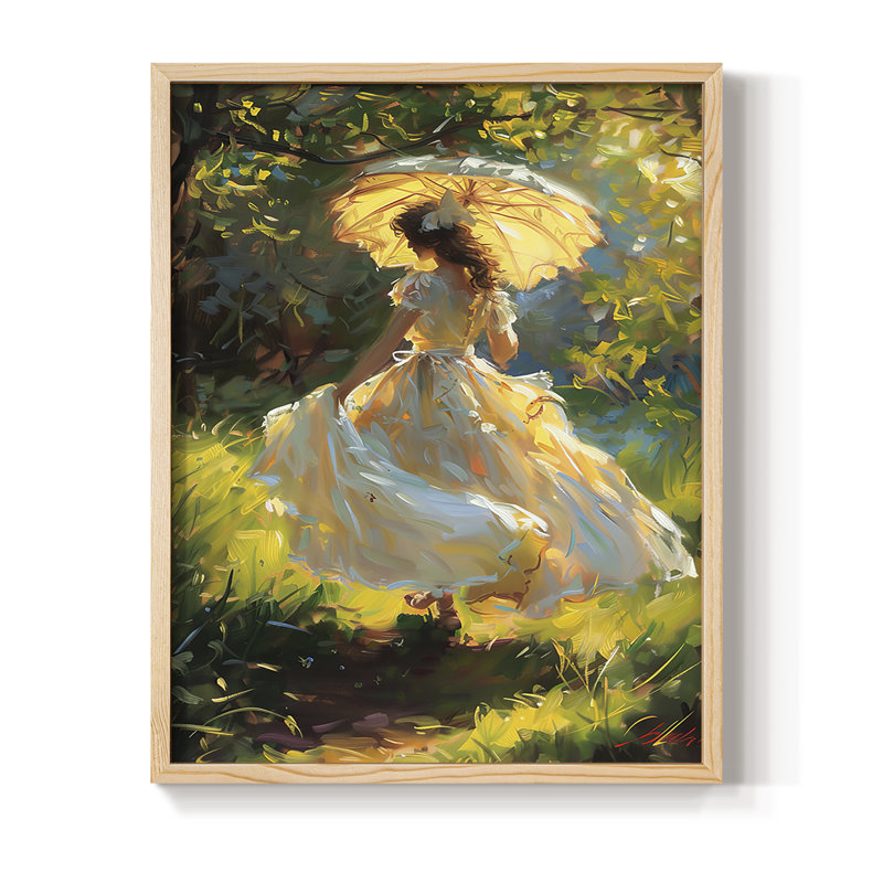 Series DCCCLXV Framed Print - Solid Wood, Natural, 11" H x 9" W