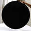 Peinture noire, plateau de table rond en verre trempé de 35,4 po d'épaisseur fiable de 3/8 po