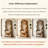 Vintage Irregular Full-Length Mirror, Wall-Mounted Dressing Mirror, Mid-Century Modern Entryway Wavy Mirror-2116324423