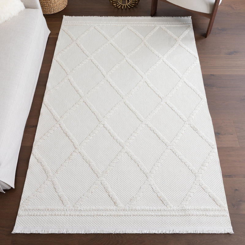 Tapis à franges Amalie, Rectangle 4 pi x 6 pi