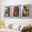 Tableau noir Paris II - Impression encadrée sur mesure de qualité supérieure mate - 3 pièces-614822435