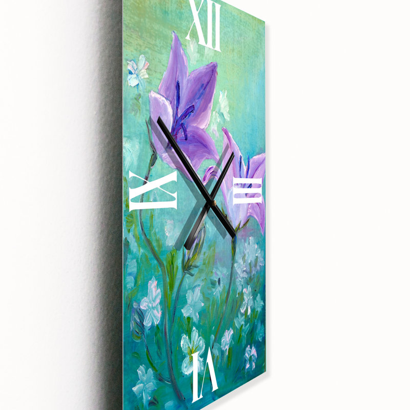 Horloge murale Bellflowers, Grand