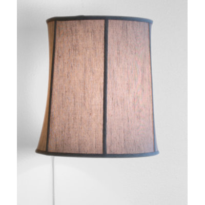 Linen Drum Wall Sconce Shade