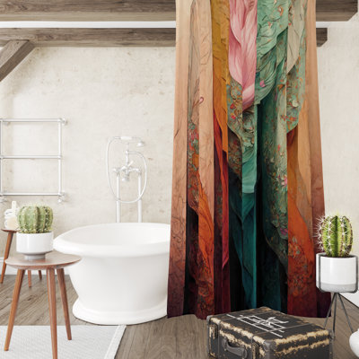 Abstract Shower Curtain