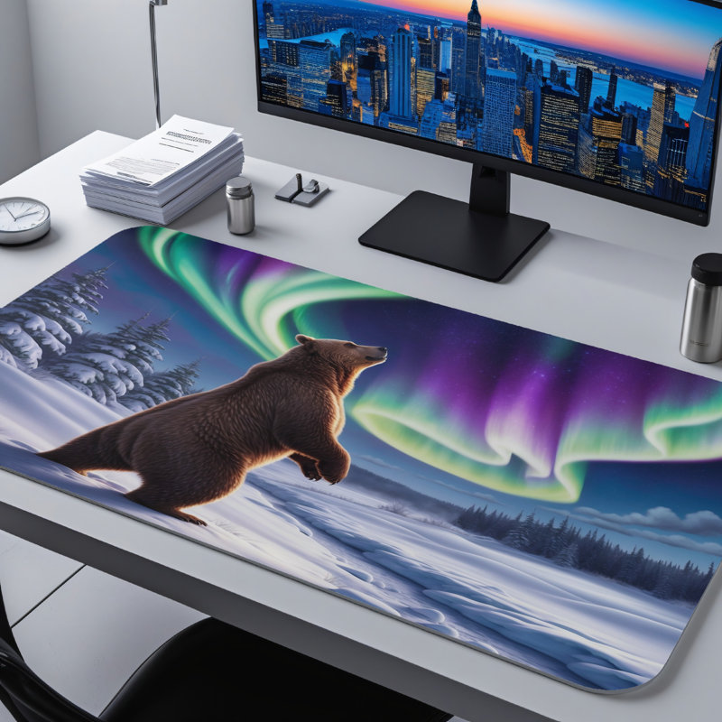 Polyester Desk Pad, 31.5x15.5