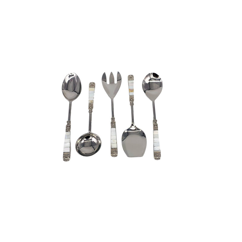 5 Piece Stainless Steel Hostess Set