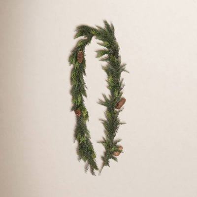 72" L Artificial Pinecone Christmas Garland