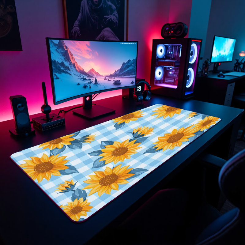 Polyester Desk Pad, 14.4x12.1