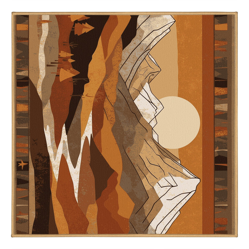 Celestial Canyon Rug, Square 6'