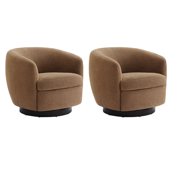 Marcy Swivel Barrel Chair (Set of 2)
