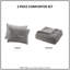 Ensemble d'édredon en duvet synthétique double / grand ruché-119417159-119417158