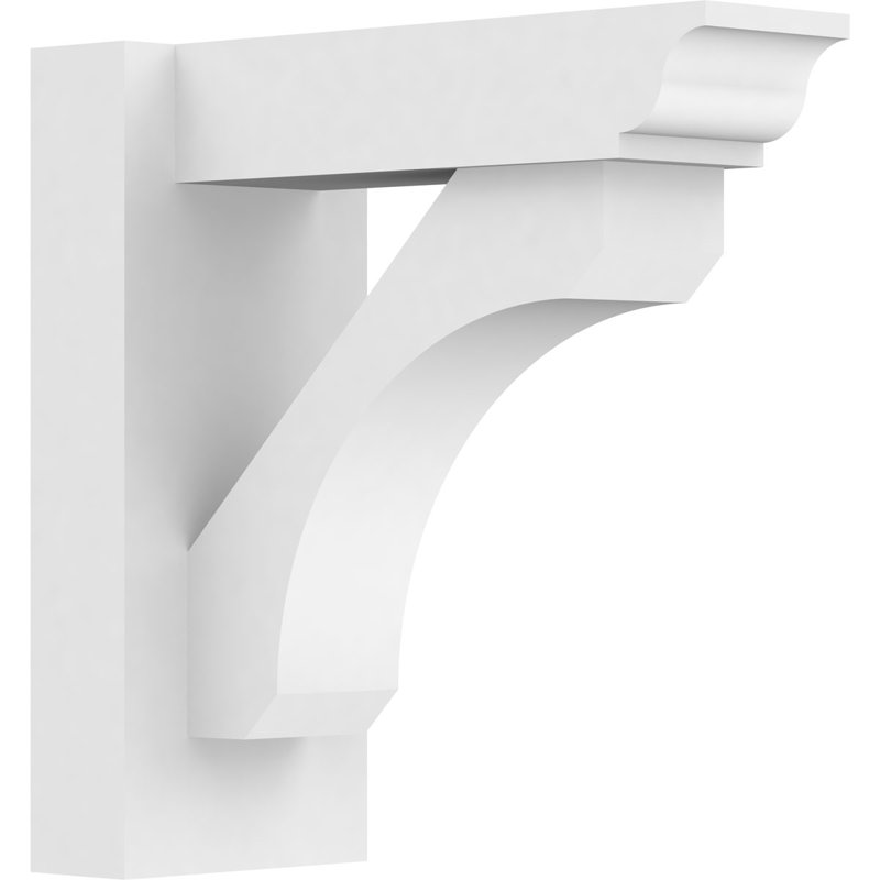 Persienne en PVC de qualité architecturale avec extrémités traditionnelles Legacy, H 12 po x P 12 po, L 5 po