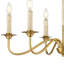 Lustre classique / traditionnel à 6 lumières de style bougie
