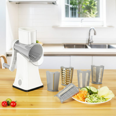 Multifunctional Cheese Grater 5-in-1 Stainless Steel Blade Set