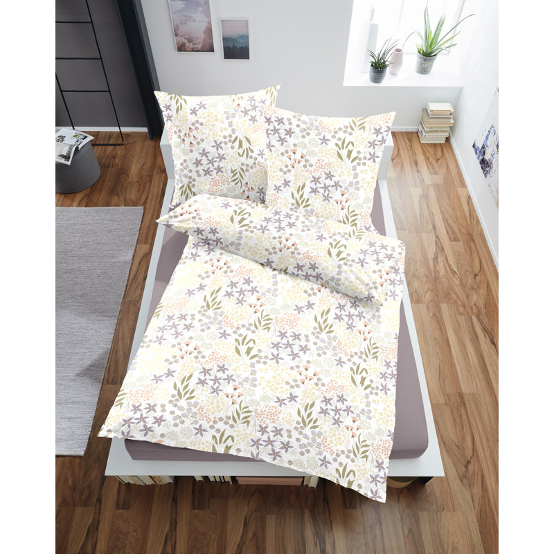 No Pattern Duvet Cover Set with Pillowcases, 155 x 220cm