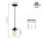 1 - Light Matte Black Single Pendant-1705799347