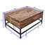 Solid Wood Top Coffee Table