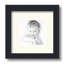 Cadre pour photo simple 5 "x 5" en bois mat-70811565