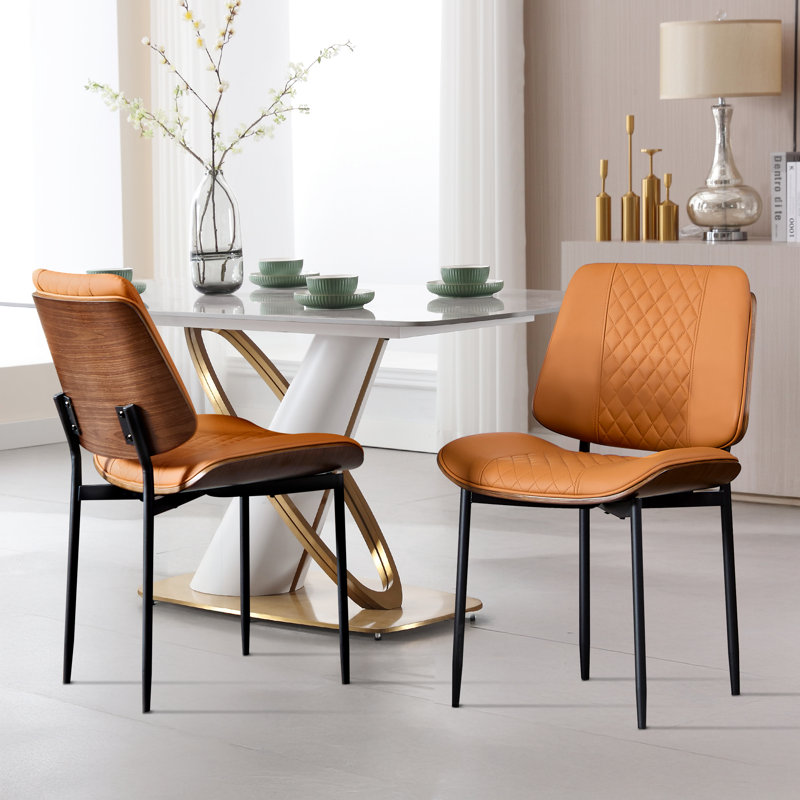 Chaise de salle à manger Jianny, Brun