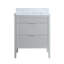 Ensemble de meuble-lavabo sur pied entièrement assemblé avec 2 ensembles de poignées et plateau en marbre d'ingénierie entièrement assemblé-2067481458