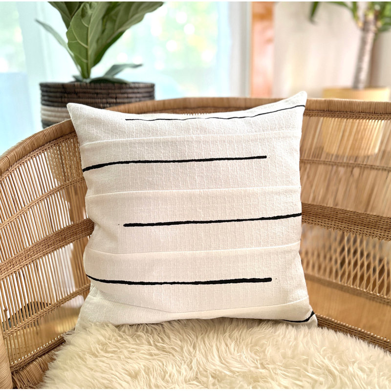 Geometric Cotton Pillow Cover