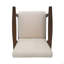 Chaise d'appoint Mid-Century moderne, fauteuil capitonné-406265977